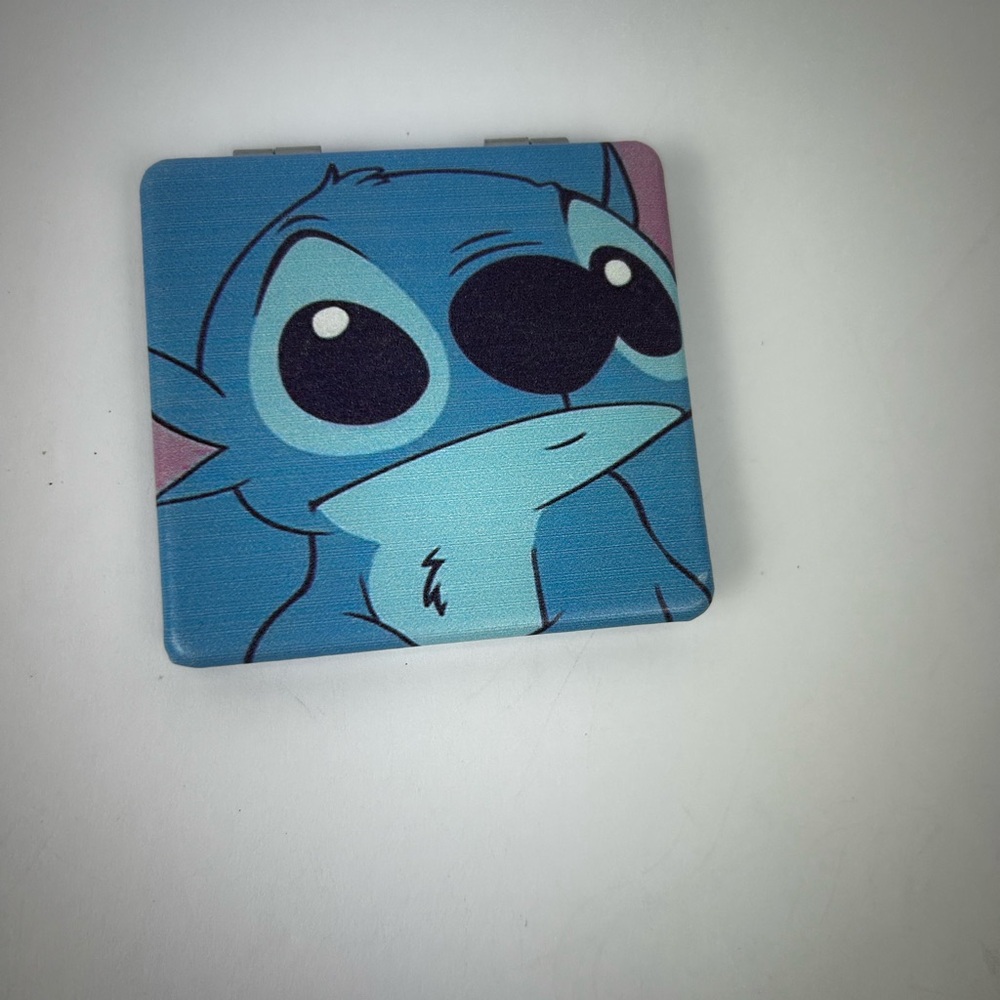Disney Lilo & Stitch Square Compact Makeup Portable Mirror Blue 3” Small